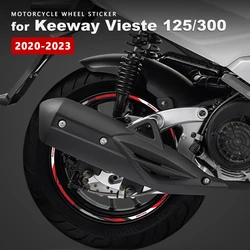 12Pcs Strip Motorcycle Wheel Sticker 13 Inch Wheel Decal Waterproof Rim Tape for Keeway Vieste 125 300 Fact Evo 125 Accessories