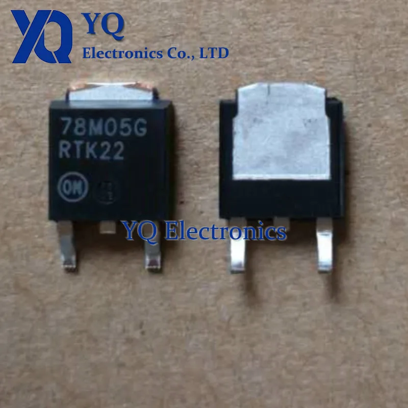 10PCS/lot New OriginaI MC78M05CDTRKG silk screen 78M05G patch TO-252 linear regulator chip