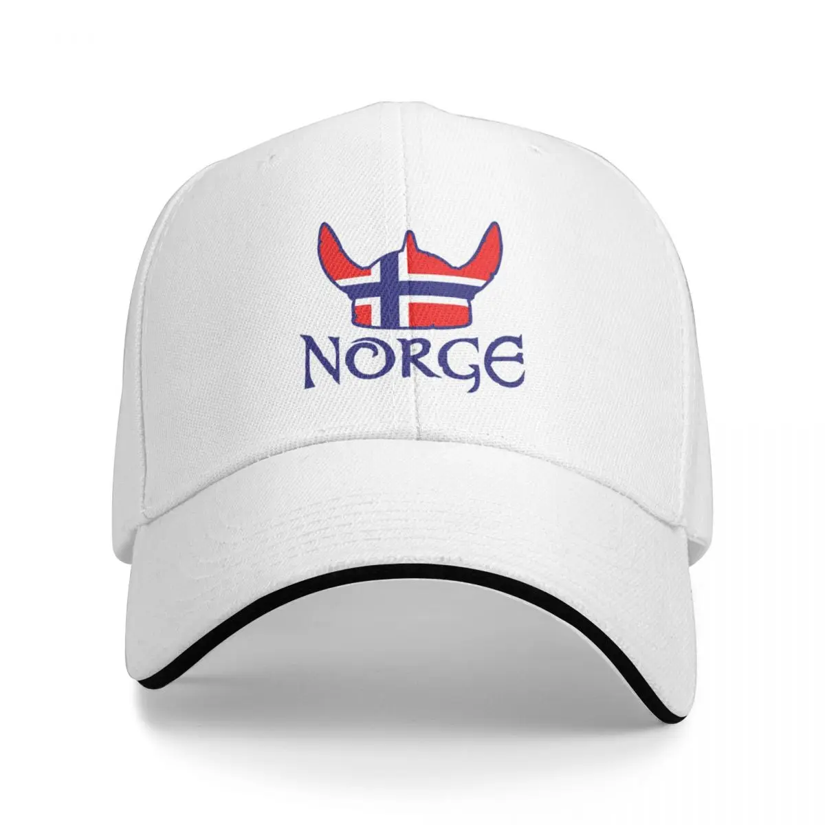 NORGE topi bisbol pria, topi olahraga bendera Norwegia uniseks pria, topi matahari pantai