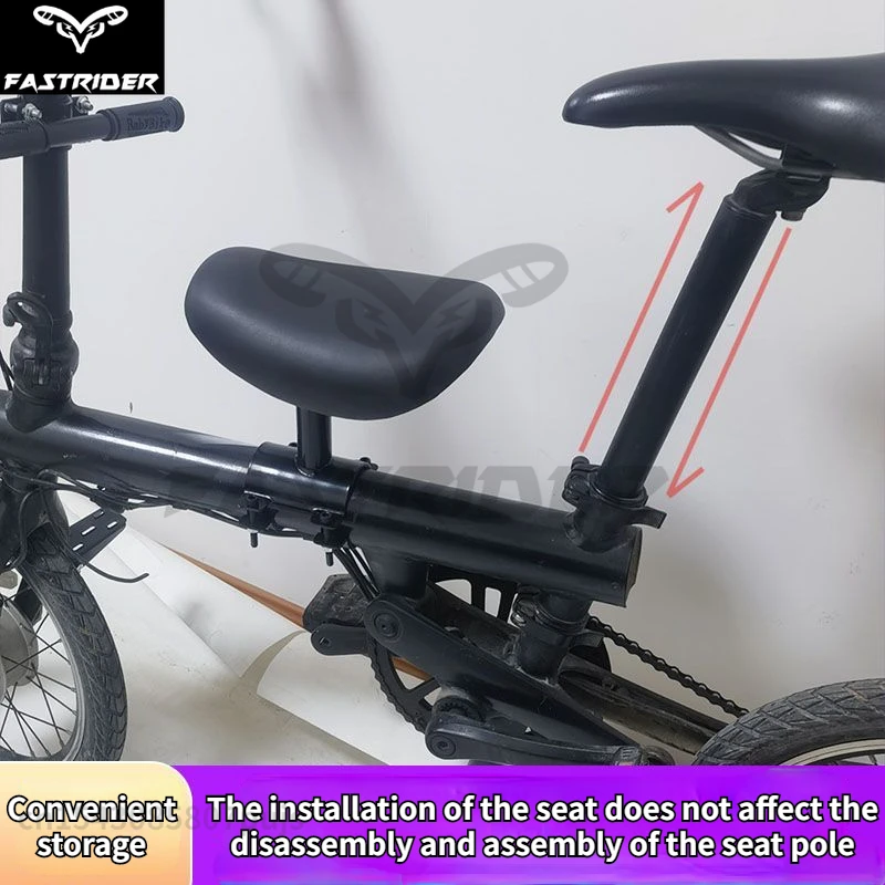 Bicycle Child Seat with Armrests and Pedals Electric Bicycle Front Crossbar Child Seat for Xiaomi S1 Bicycle