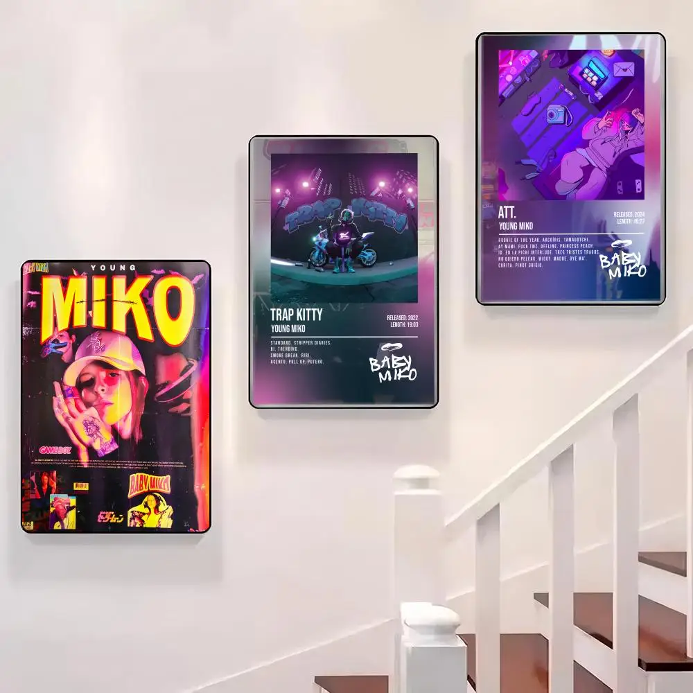 

Singer Y-Young Miko Poster Sticky Wall Waterproof Home Living Room Bedroom Bar Aesthetic Decoration Perfect Gift