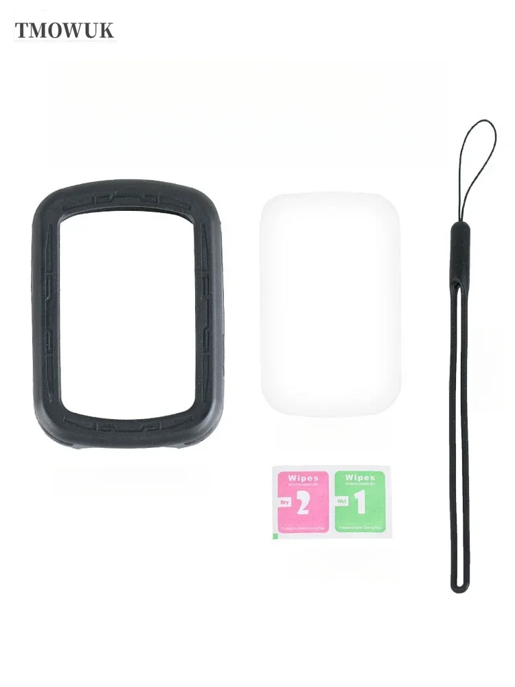 For Garmin Edge540 Edge840 Silicone Protective Cover Bicycle Computer Screen Film Protective Case Anti-fall Scratch Resistant GF