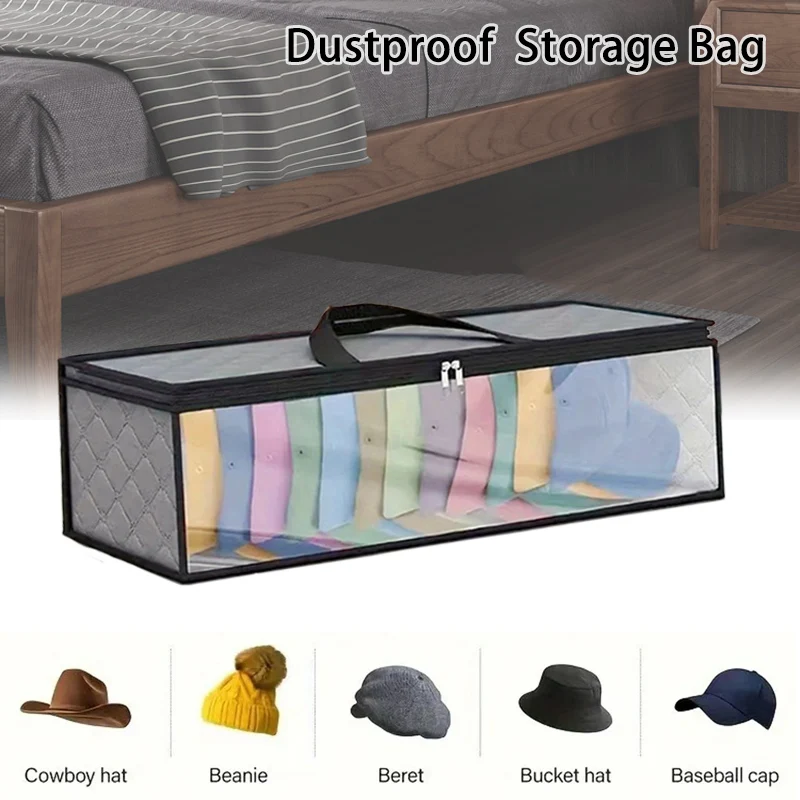 Unter dem Bett Kleidung Aufbewahrung tasche Falten große Kapazität Hüte Kappen Aufbewahrung behälter Schrank staub dichte Kleidung Quilt Organizer