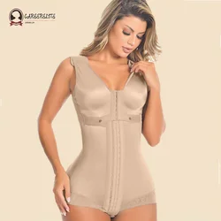 New Shapewear for Women Adjustable Front Closure Fajas Lace Body Shaper Waist Trainer Triangle Underwear Postpartum Recovery Use