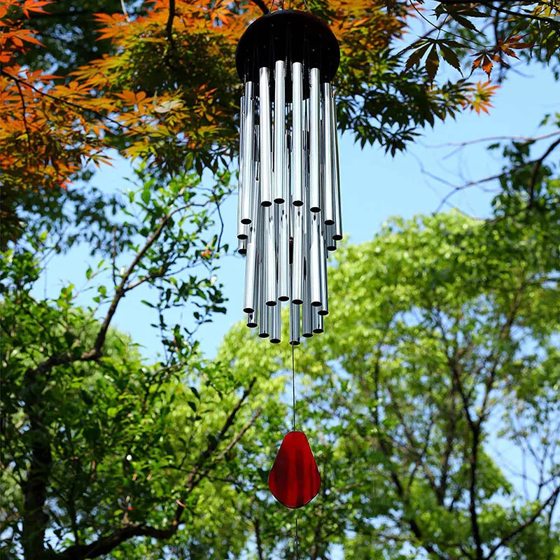 Big Metal Wind Chimes 27 Tube Bells Garden Decoration Pendant Antique Resonant Wind Bells Living Room Bedroom Home Decor 2024