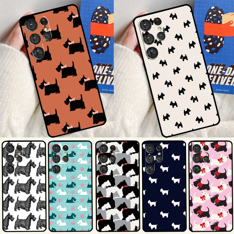 

Scottish Terrier Dog Phone Case For Samsung Galaxy S25 S24 Ultra S9 S10 S20 S21 S22 Plus S23 FE S24 FE Cover