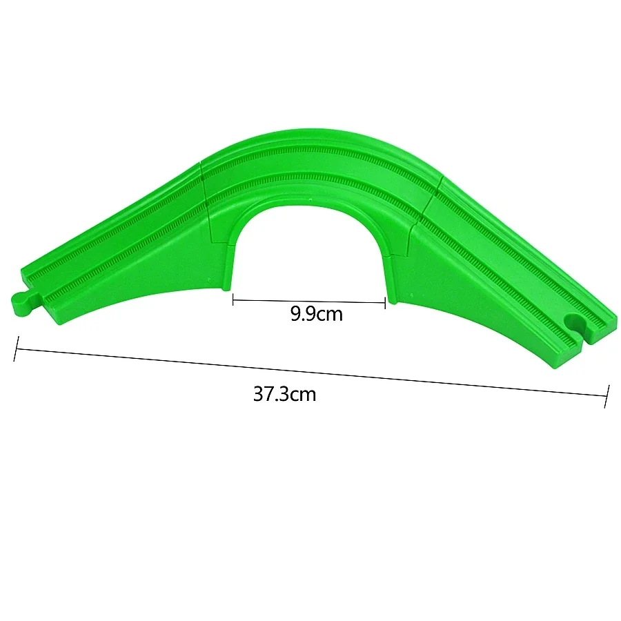 Pista del treno Accessori in legno Ponte a tunnel Pista adatta Brio Piste in legno Giocattoli educativi per bambini Regali per bambini pressofusi