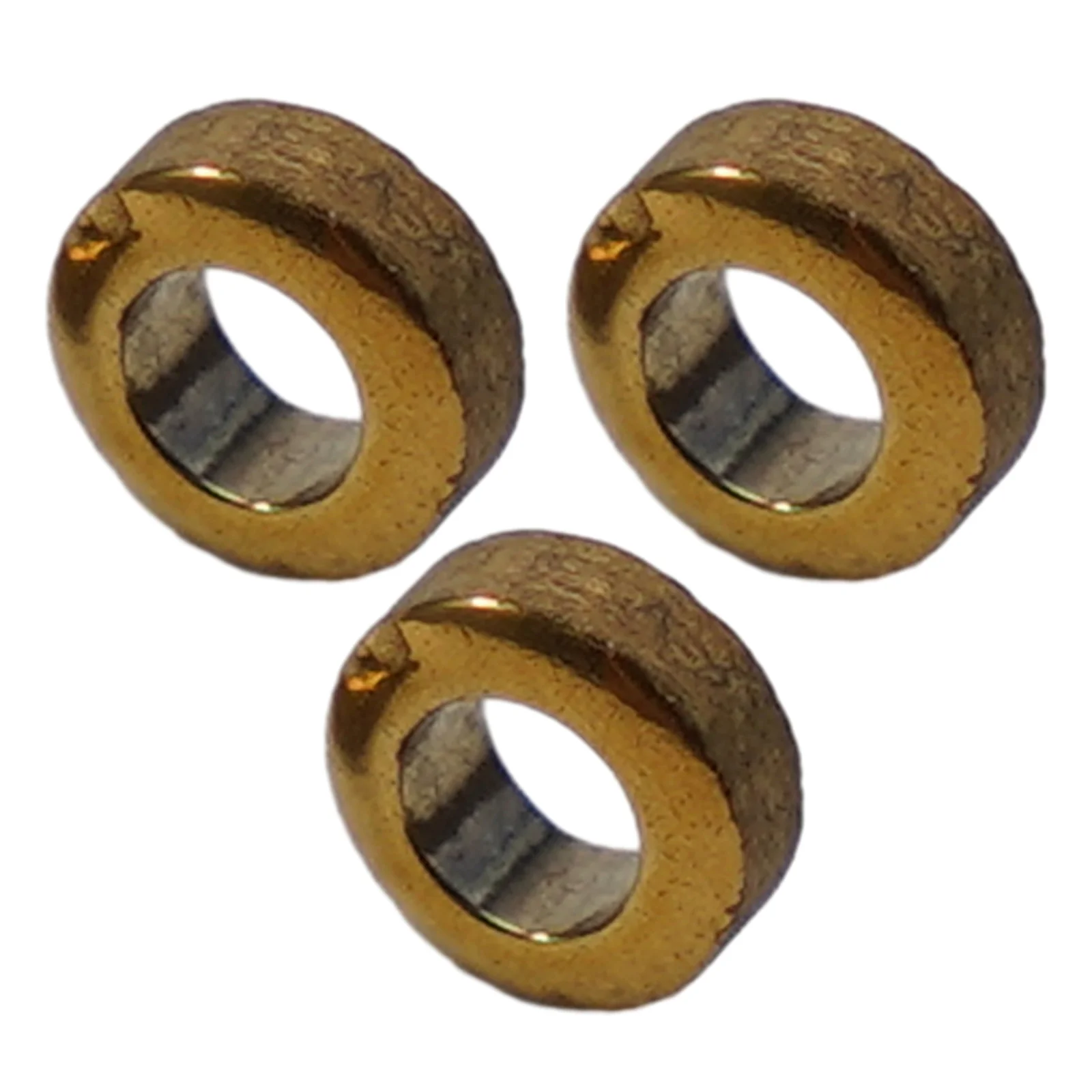 Практичные детали направляющего кольца стержня 3-30 #   3 шт., керамические DIY рыболовные золотые портативные запасные части для ремонта, инструменты