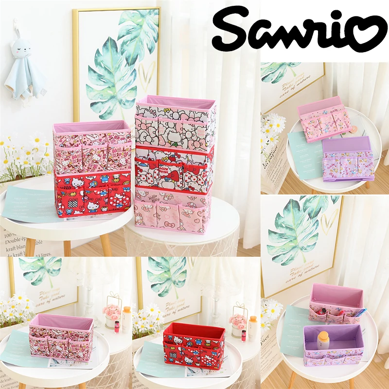 

Sanrio Kuromi настольная коробка для хранения аниме домашняя коробка для косметики с дистанционным управлением сортировочная коробка школьные офисные канцелярские принадлежности подарок для студентов