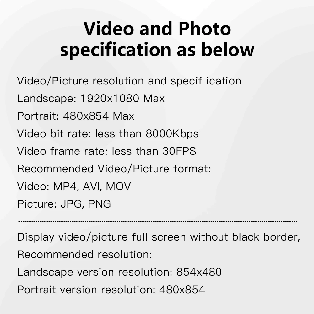 Acrylic Digital Photo Frame 5 Inch 1200mAh Vertical Display IPS Screen 4G Memory Battery Porta Retrato digital picture frame