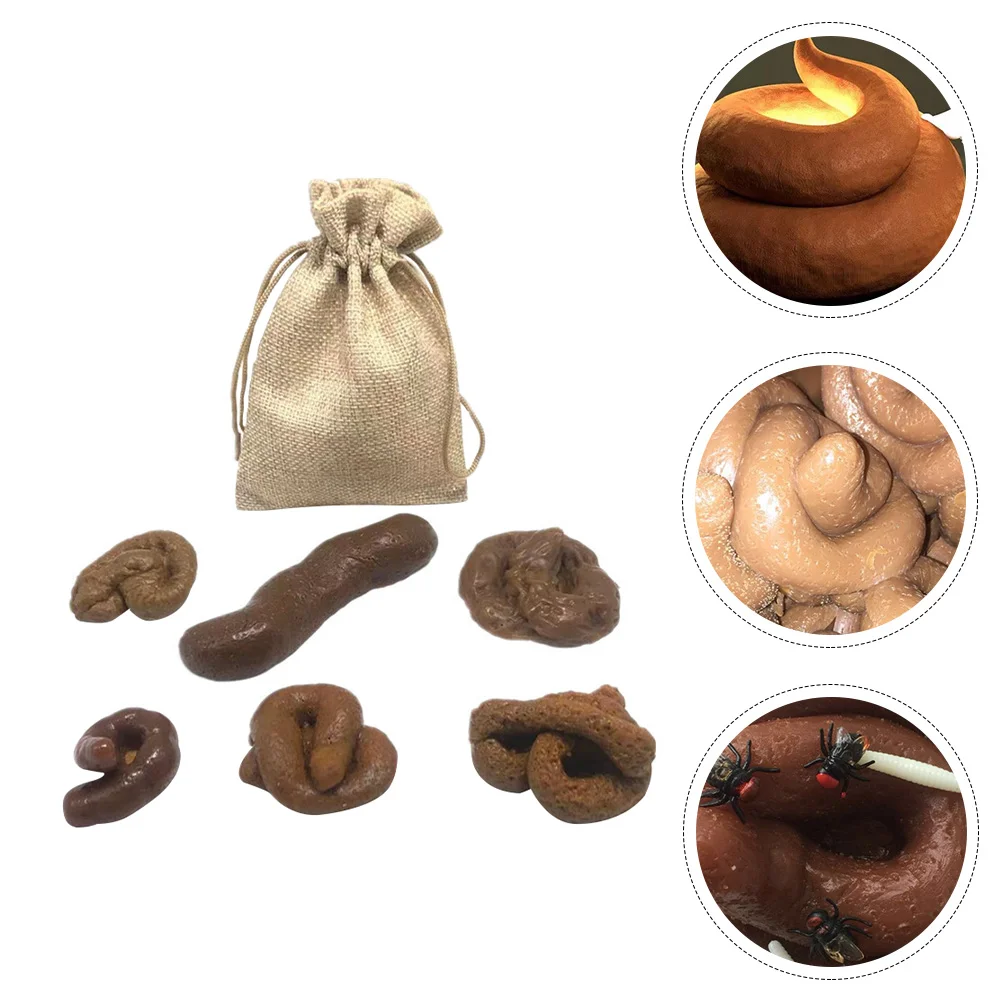 

Tricky Toy Chocolate Poop Imitation Festival Plaything Gift People Simulation Cloth Prank Prop Fake Non-messy