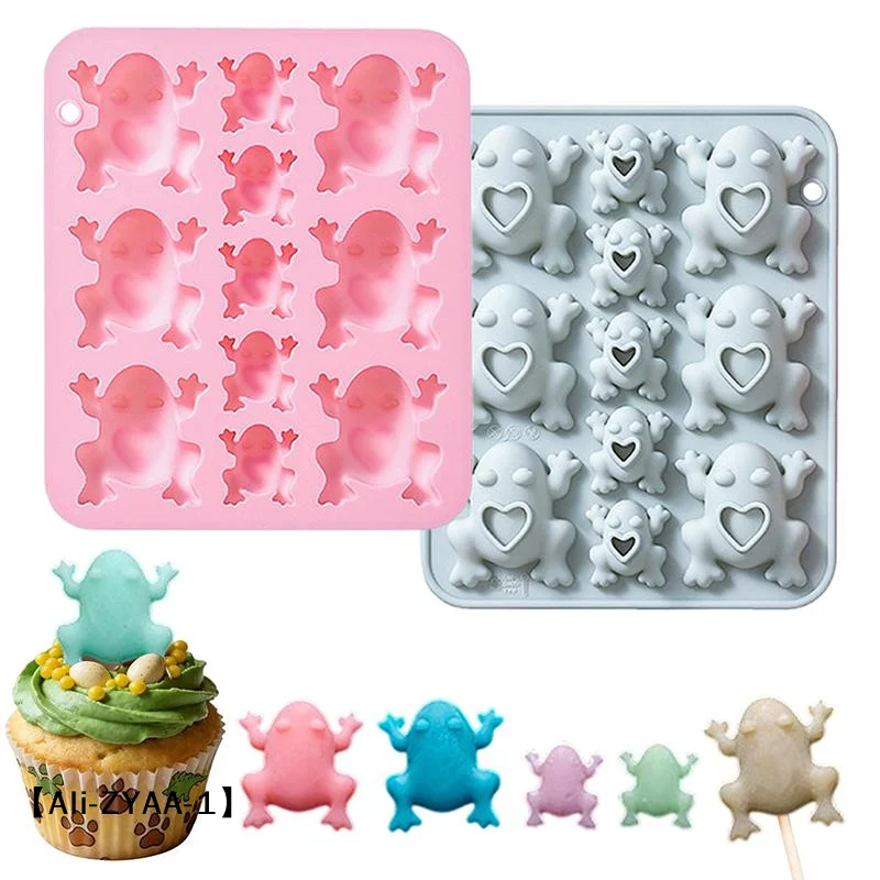 Silicone Mold Tray - 【A】Frogs Silicone Mold, Candy Chocolate Frog