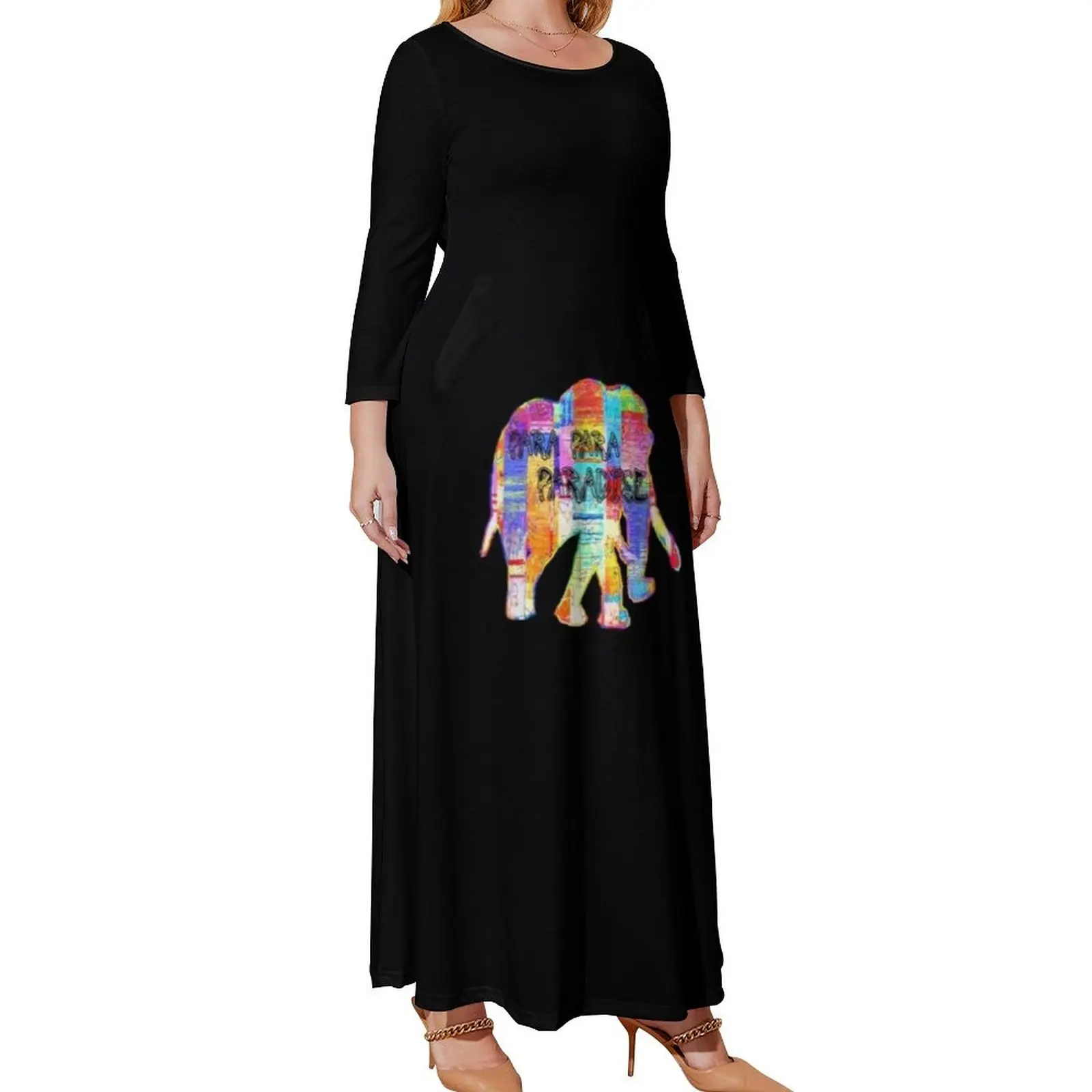 

Para Para Paradise T-ShirtPara Para Paradise Elephant Long Sleeved Dress elegant guest wedding dress dresses for womens