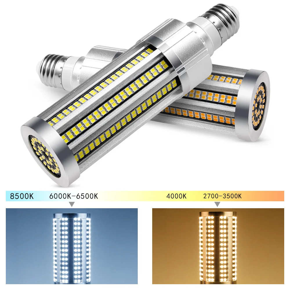 LED metal corn light, E39/27 high brightness energy-saving bulb, 50/100/200W high-power bulb, factory direct sales ZY091SQ