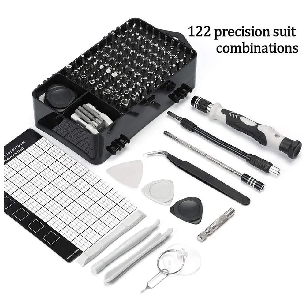 Precision Screwdriver Set,WOZOBUY 115/122/138 in 1 Computer Screwdriver Kit,Electronics Tool Kit for Tablet,iPhone, PS4 Repair