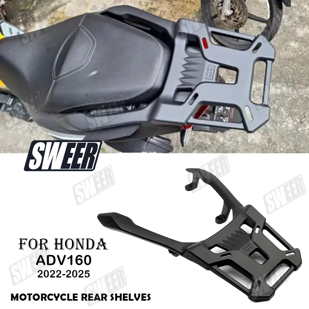 

Motorcycle Rear Luggage Rack Compatible With Honda ADV160 2022-2025 Bracket Carrier Case Tail Box Support Shelf Holder