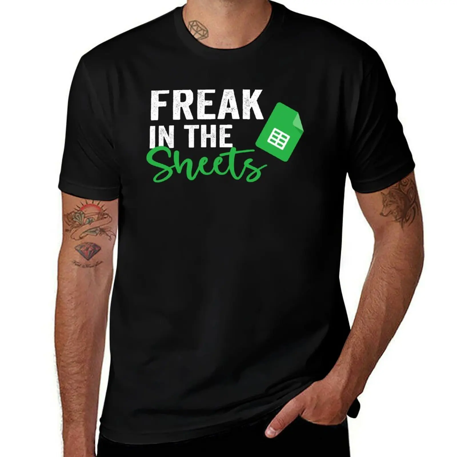FREAK IN THE SHEETS T-Shirt t shirts for man cotton T-Shirt