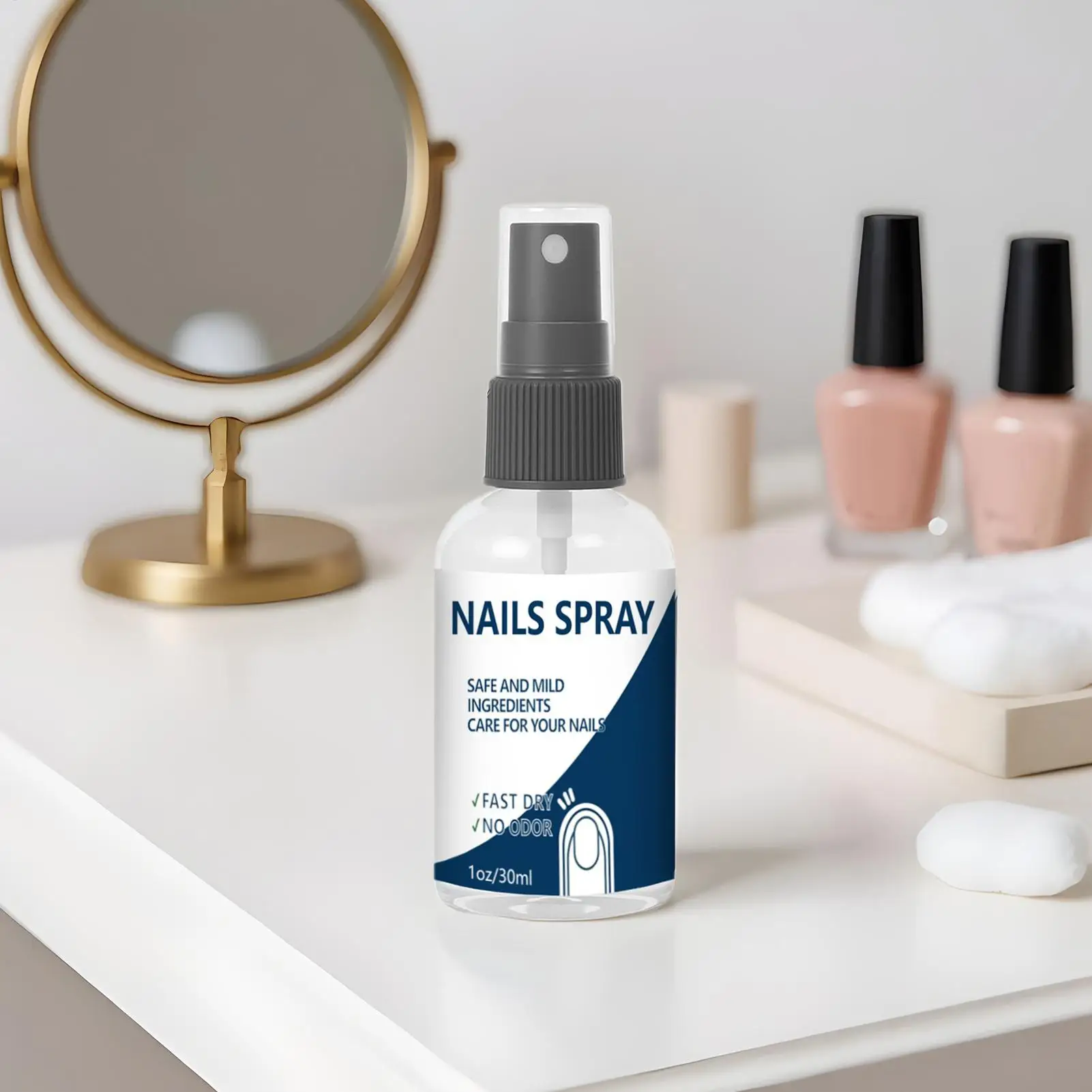 Nail Strengthener Spray - Long-Lasting Renewal Solution for Fingernails & Toenails Care - Nail Nutrition for Women, Girls