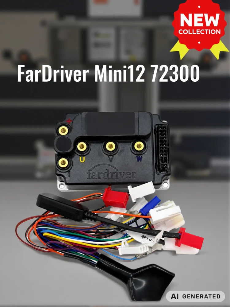 FarDriver Mini12 72300 YCK072100D 100ADC Sine Wave Electric Motorcycle Scooter Bluetooth Debugging, Programming, Motor Controlle