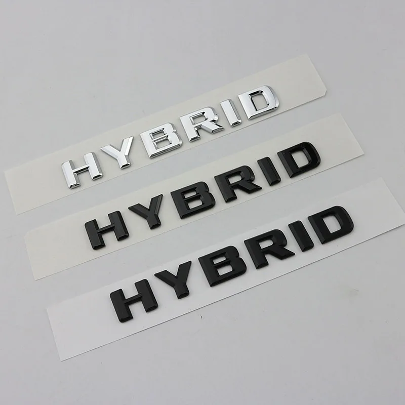 

3D ABS Car Rear Trunk Badge HYBRID Sticker For Mercedes Benz S400 L ML450 E300 E400 W211 W212 W163 W164 W221 W222 Accessories