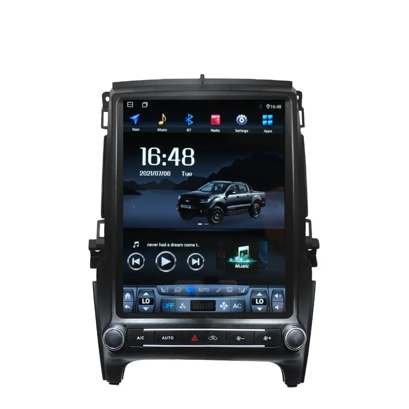 Vertical Screen Android Car Radio Stereo For Ford Ranger Raptor Everest T6 2016-2021 Car GPS Navigation Multimedia Player