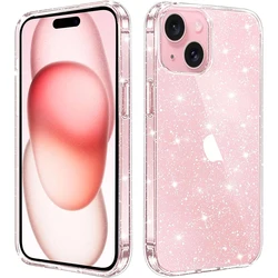 Clear Glitter Case For iPhone 15 Pro Max 14 Plus 13 Mini 12 11 X XS XR SE 2022 2020 8 7 15Pro Sparkle Bling Sparkly Phone Cover