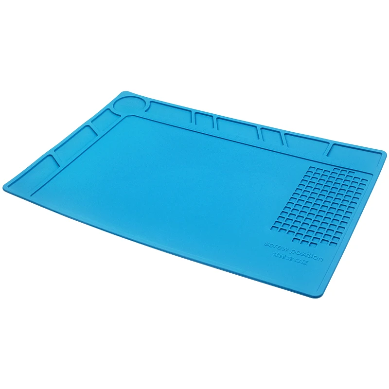 3MM Thick Anti-Static Heat Insulation Working Pad Heat Resistant Silicone Soldering Mat Maintenance Silicone Insulation Pad