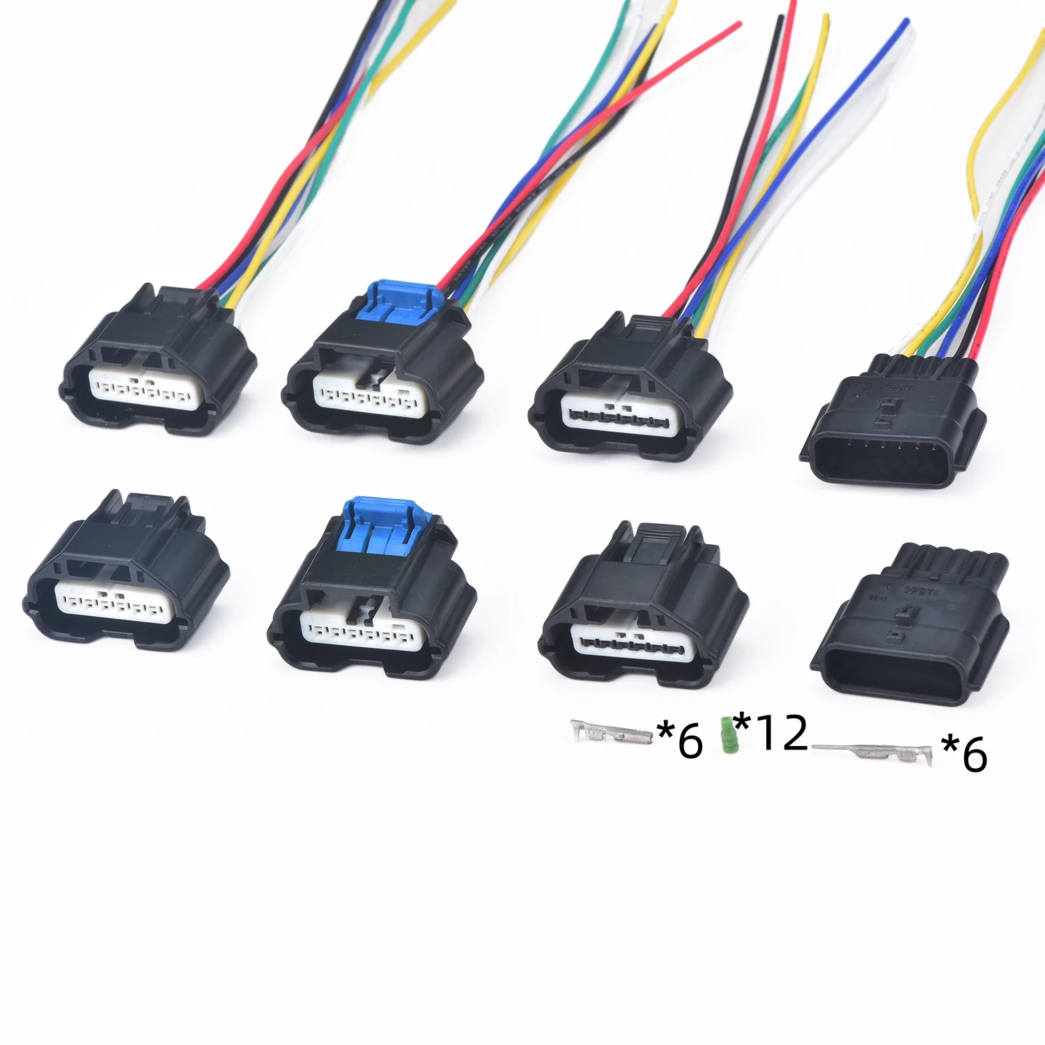 Connecteur automatique à 6 broches, pédale d'accélérateur, capteur d'accélérateur électronique, débitmètre d'air, prise de harnais 7283-8850-30 MG 643284 -5 Pour Nissan