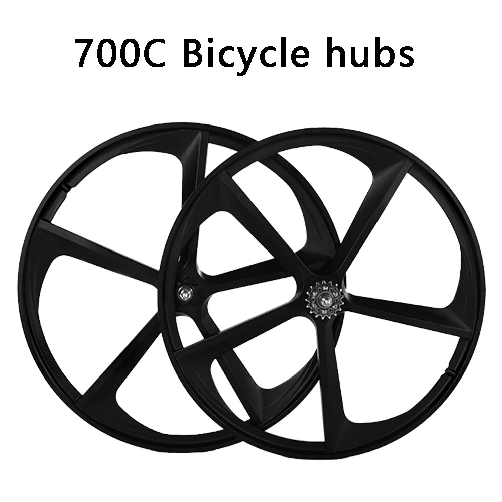 700C Fixed Gear Bicycle Hub Magnesium Alloy Road Rim Bicycle Accessories