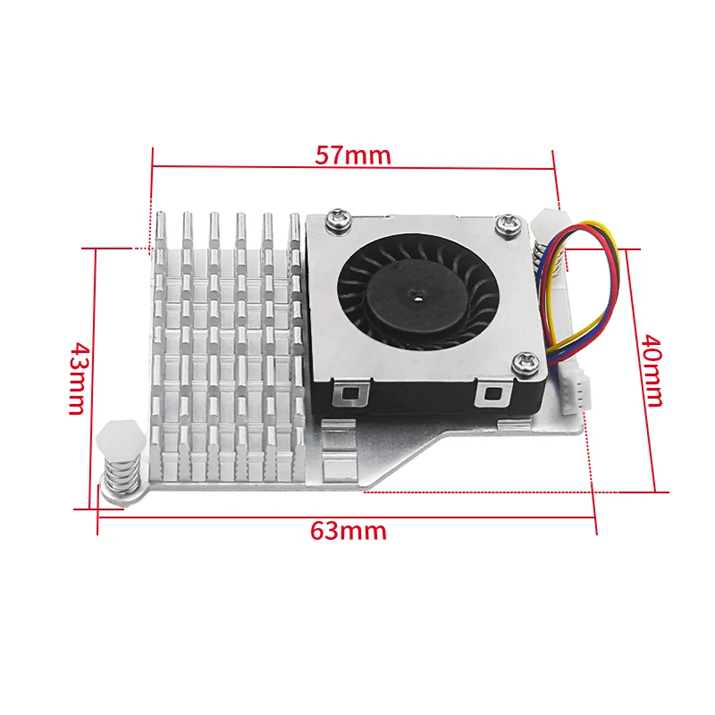 Geekworm Radiatore per Raspberry Pi 5, dissipatore passivo Geekworm Radiatore per Raspberry Pi 5, dissipatore passivo