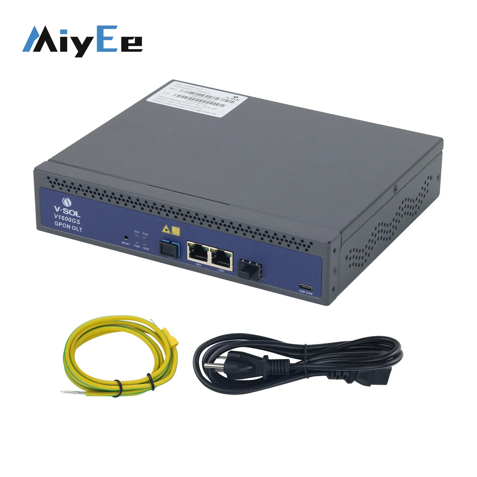 

VSOL V1600GS 1-портовый оптический линейный терминал GPON OLT с 1 PON для 20 км FTTH SOHO для офиса для малого бизнеса