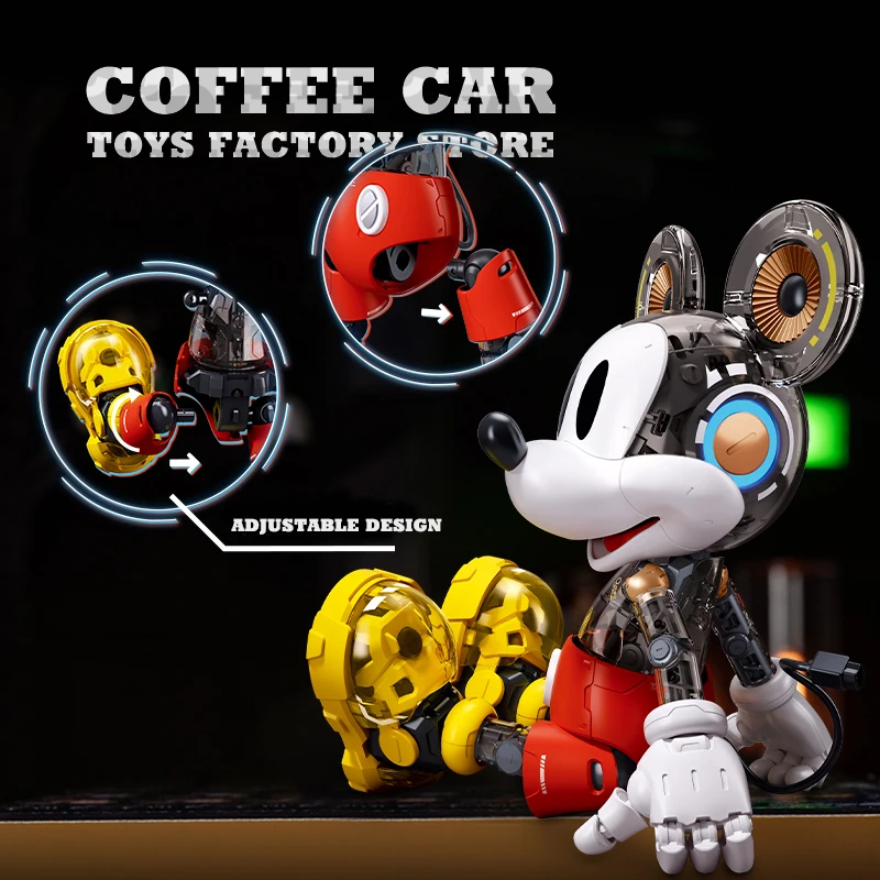 Disney 30 centimetri Topolino Mattoni Modello 3D Carino Anime Building Blocks Bambole Action Figure di Montaggio Giocattolo Del Fumetto Decor Regalo Di Compleanno