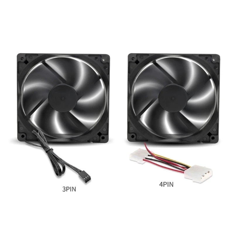 

120x120x25mm 12V Large 4Pin 3Pin Computer Heatsink Cooler Radiator 12cm Cooling Fan For Chassis PC Case