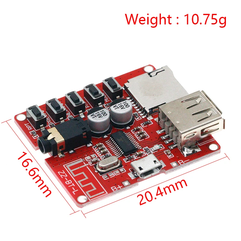 Bluetooth MP3 Modul Decoding Papan Penerima Audio Amplifier Speaker Mobil Lossless Modifikasi Bluetooth 4.1 Sirkuit DIY
