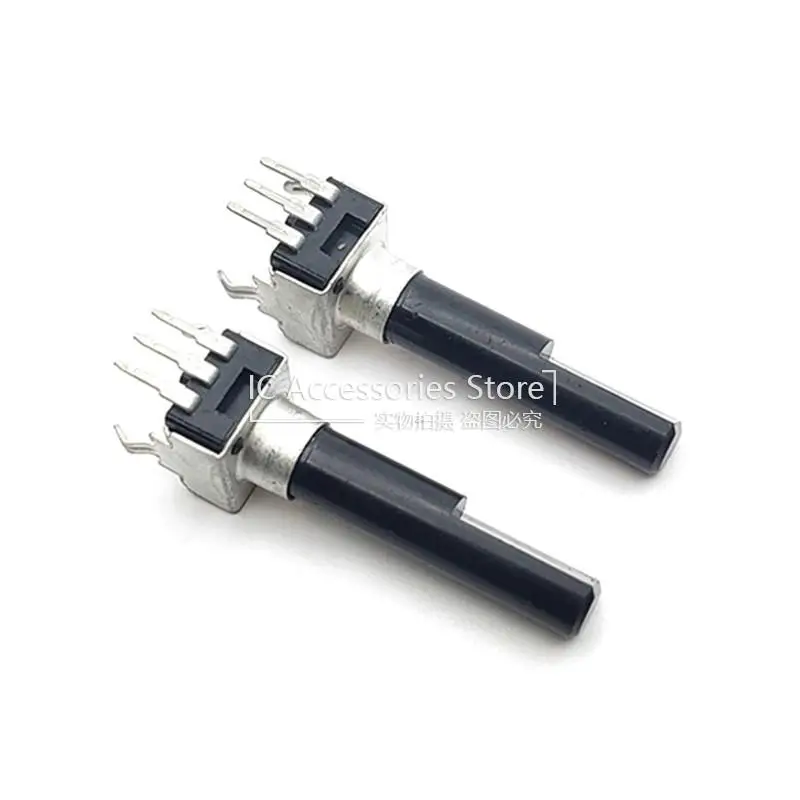 5PCS RV09 Vertical Potentiometer Adjustable Resistance 3Pin B10K B103 B20K B203 B50K B503 Half Shaft Long Handle 28MM