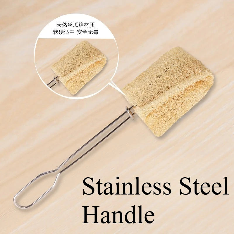 

New Natural Loofah Milk Bottle Brush Cup Brush Water Bottle Can Replace Environmentally Friendly Brushes