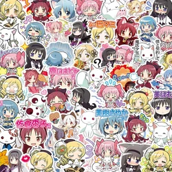 20/40/80pcs Magic Girl Madoka Anime Stickers Kawaii Girls Cartoon Sticker Laptop Phone Scrapbooking Luggage Tomoe Mami Decals