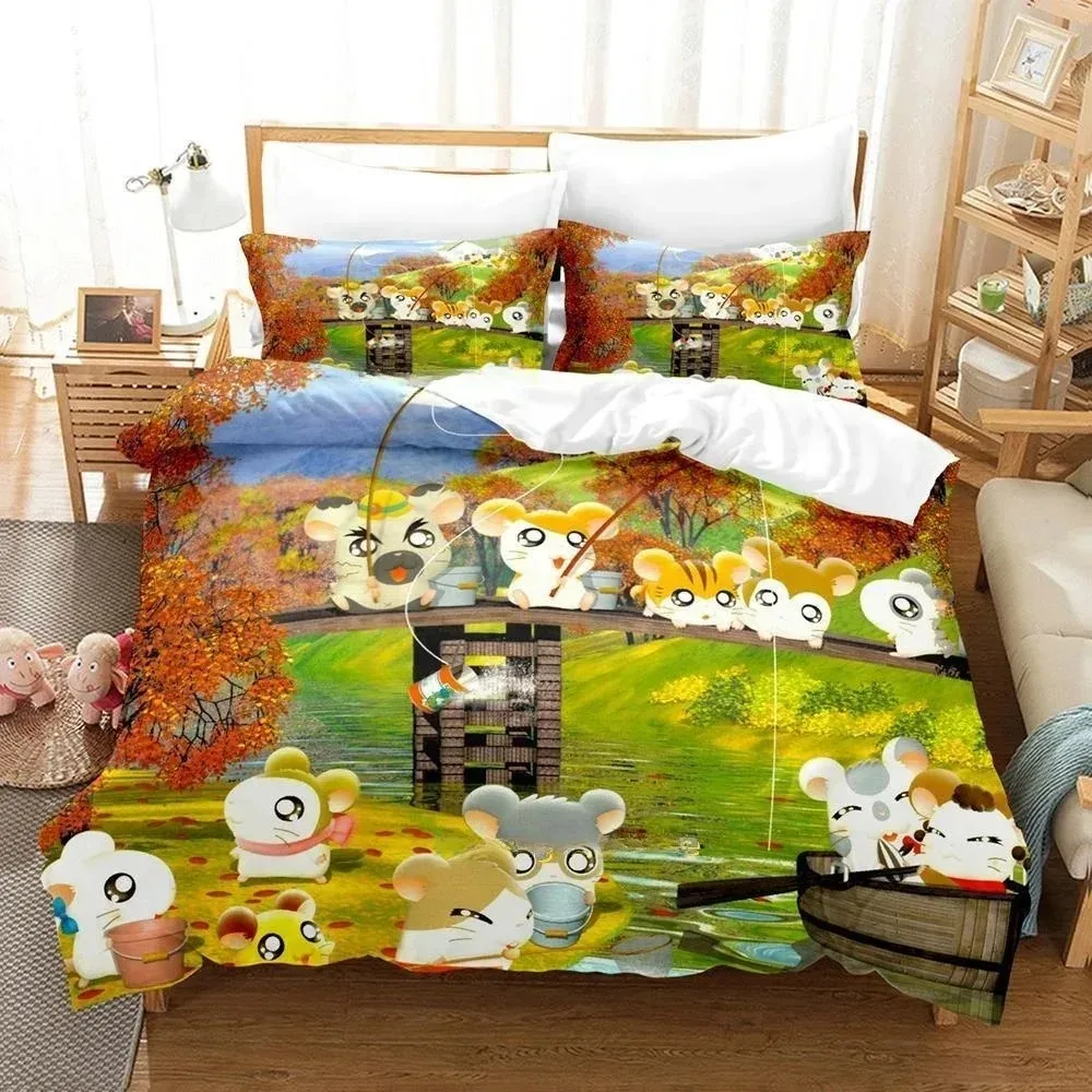 New My Life as Inukai-san’s Dog Bedding Set Cartoon Anime three-piece set Adult Kid Bedroom Duvet cover Sets 3D Kawaii Girls