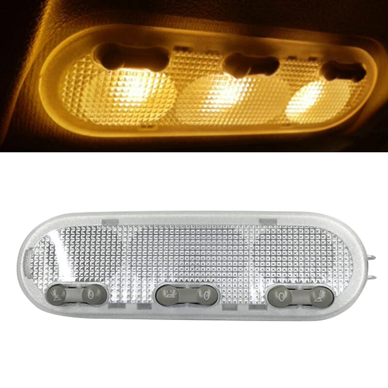 3-botton Auto Interieur Koepel Leeslicht Plafondlamp Voor Nissan Qashqai Zonnige Micra/Maart Binnenverlichting Voor Auto 'S