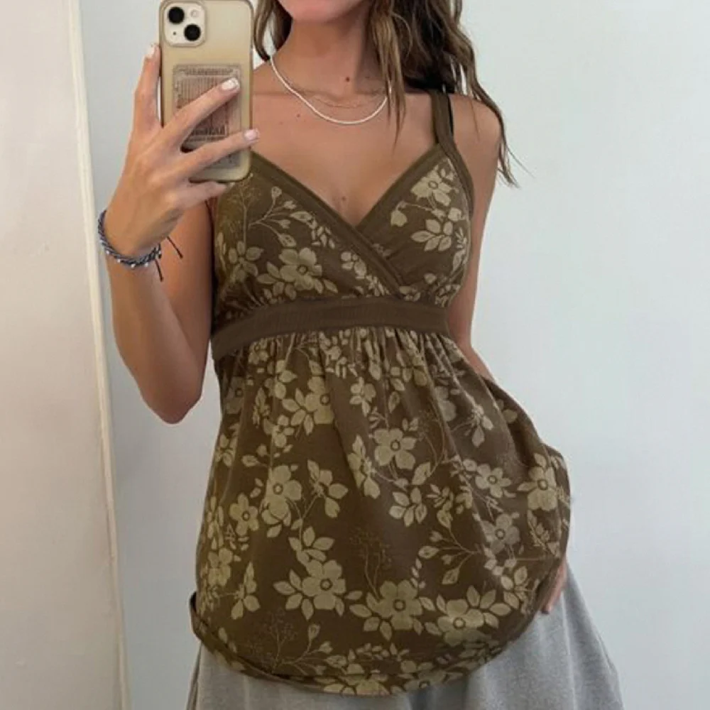 

Жилет с крестом и v-образным вырезом в американском стиле ретро с цветочным принтом для пикантных девушек, сексуальная основа, камзол без рукавов для женщин