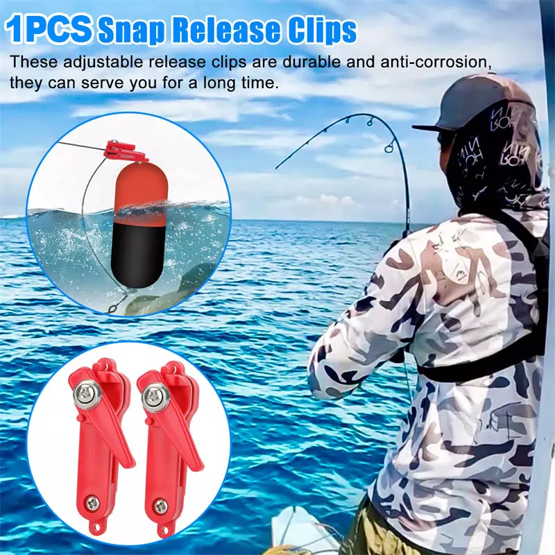 Releaseclip Power Grip Planer Board Snap Trolling Weight Release Clip For Planer Board Downrigger Boat Accessory Adjustable