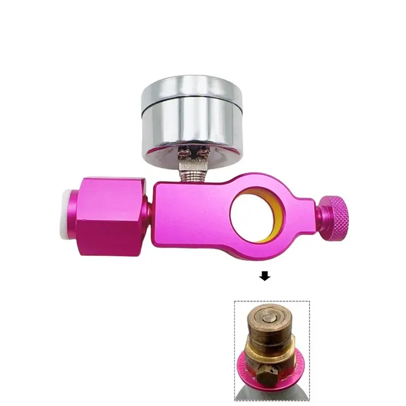 A98E-Co2 Cylinder Refill Fill Station Adaptor For Sodastream (Terra DUO Art) Pink Quick Connect Co2 Cylinder Sodastream Adapter