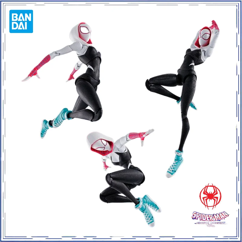 

BANDAI Spider-Man SHF figure Across the Spider-Verse Miles Morales Gwen Stacy action figure Brand new genuine In shelf