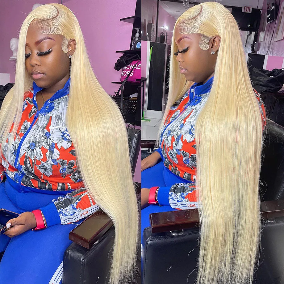 613 HD Lace Frontal Wig 13x6 Blonde Lace Front Wigs Human Hair 13x4 Transparent Straight Lace Front Wigs Brazilian Wigs On Sale