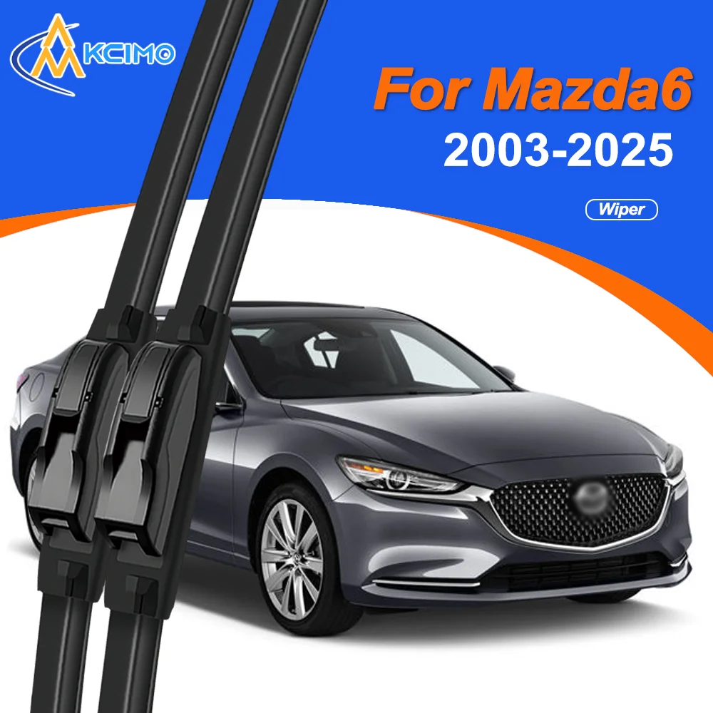 

Windshield Wipers For Mazda6 GG1/GY/GH1/GH2/GZ/GJ1/GL 2003-2025- SilentGlide™ Tech, Extreme-Temp Resistant, Streak-Free
