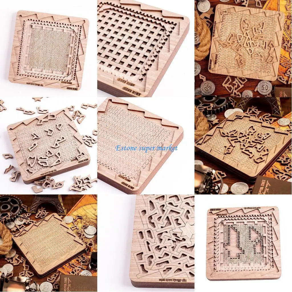 

090B 5-Layer Puzzle Board Difficulty Teaser Anxiety Relief Teens Toy