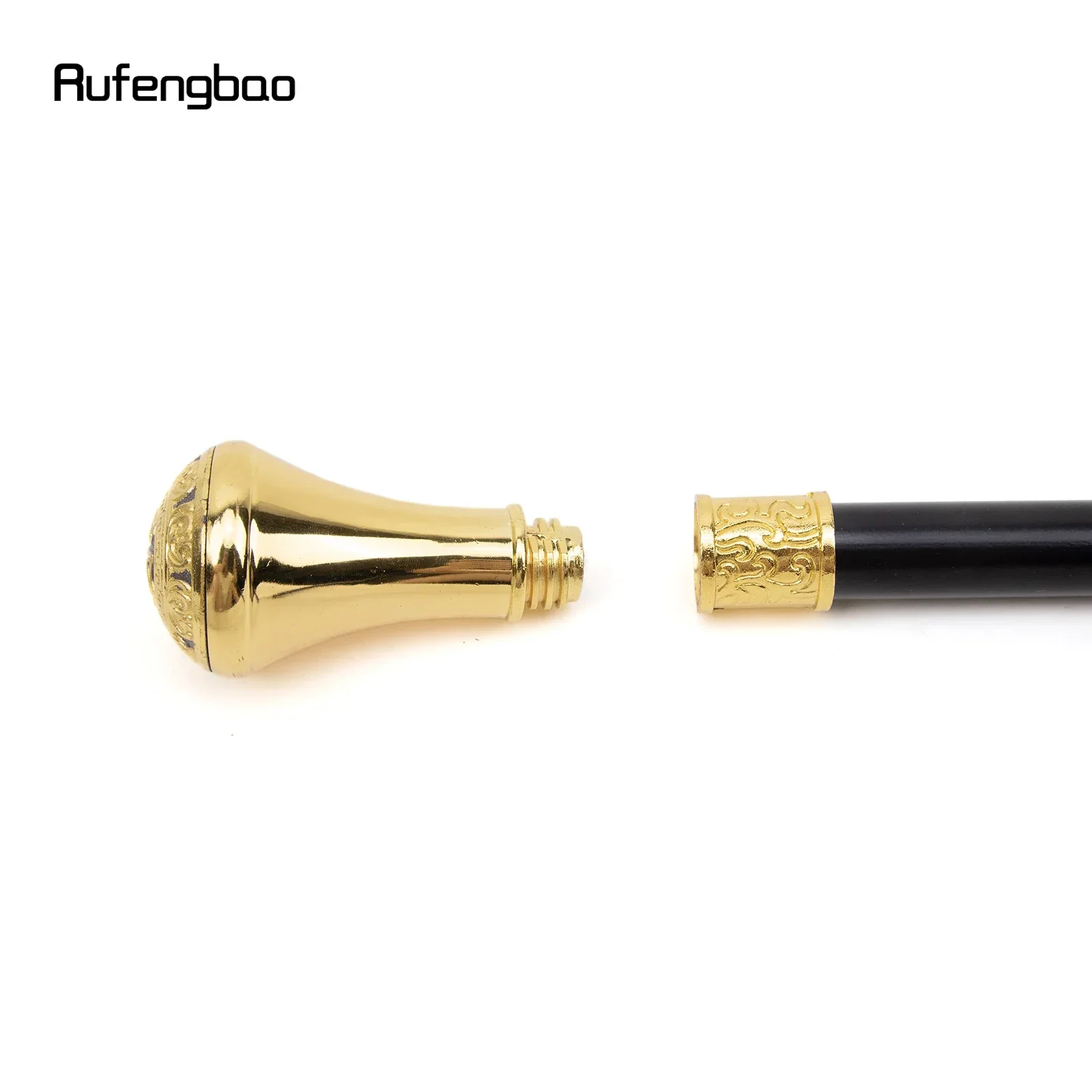 الذهب الأسود الفاخرة G القرون الوسطى الفن الماسونية الماسونية واحدة مشتركة عصا للمشي تأثيري حفلة عصا للمشي Crosier 93 سنتيمتر #6