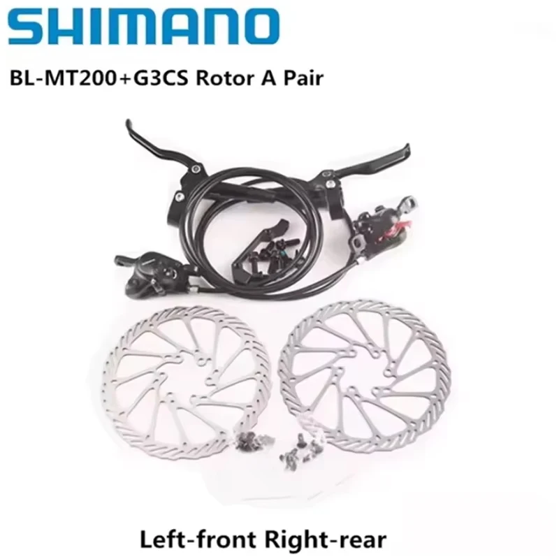 Shimano MT200 Brake BL BR MTB E-bike Hydraulic Disc Brake Bicycle Electric Bike Brake Left Front Right Rear Brake image 10