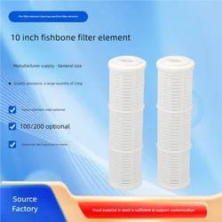 10inch Micromesh Fishbone Cartridge Nylon Water Filter Replacement,Front Filter Cleaner Cartridge