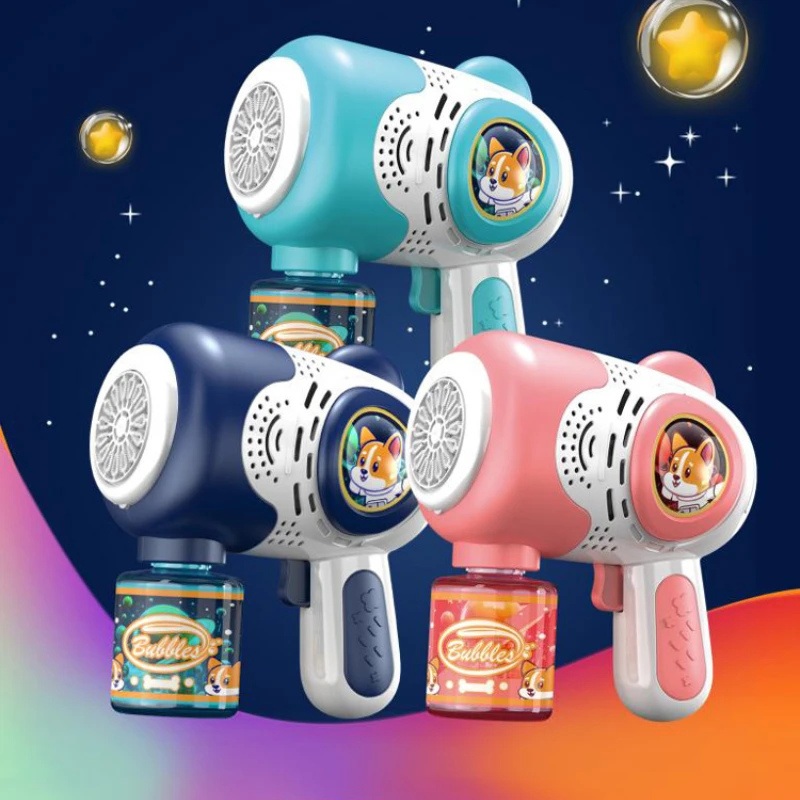 Tubo di freccia di fuoco a 29 fori Macchina per bolle completamente automatica Giocattolo per bambini Gatling poroso portatile Forte potenza Robusto resistente alle cadute